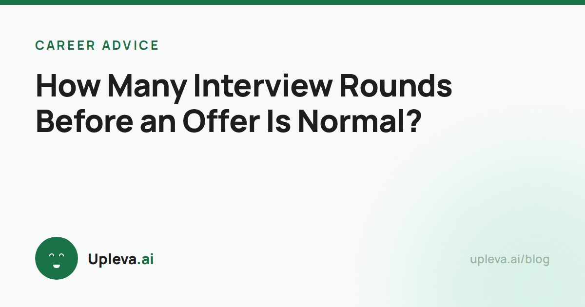 How Many Interview Rounds Before an Offer Is Normal?